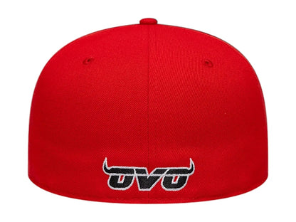 OVO NBA Chicago Bulls New Era 59Fifty Fitted Hat Red