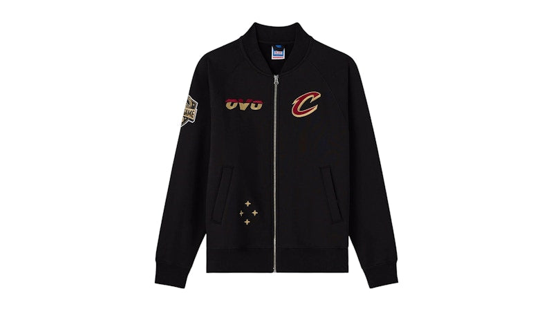 OVO NBA Cleveland Cavaliers Fleece Jacket Black