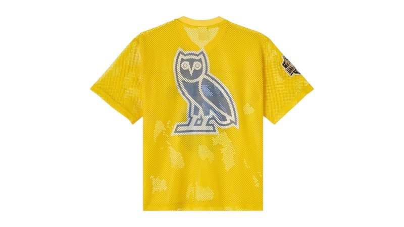 OVO NBA Golden State Warriors Mesh Jersey Yellow