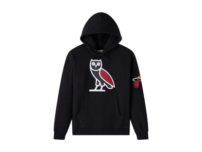 OVO NBA Miami Heat Hoodie Black