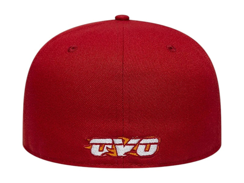 OVO NBA Miami Heat New Era 59Fifty Fitted Hat Red