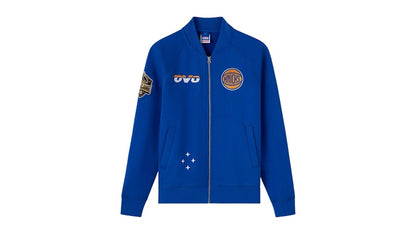 OVO NBA New York Knicks Fleece Jacket Blue