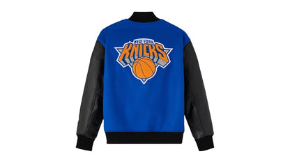 OVO NBA New York Knicks Varsity Jacket Blue