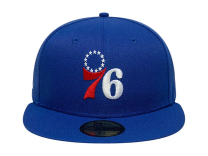 OVO NBA Philidelphia 76ers New Era 59Fifty Fitted Hat Blue