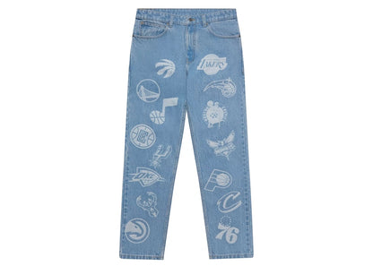 OVO NBA Team Icons Denim Washed Indigo