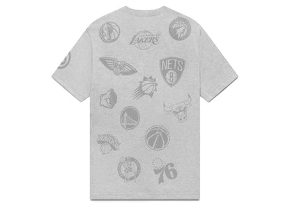 OVO NBA Team Icons OG Owl T-Shirt Heather Grey
