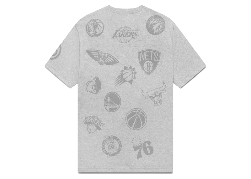 OVO NBA Team Icons OG Owl T-Shirt Heather Grey
