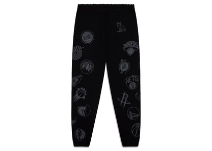 OVO NBA Team Icons Sweatpant Black