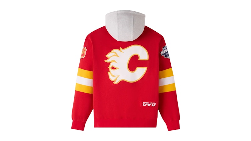 OVO NHL Calgary Flames Hoodie Red