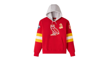 OVO NHL Calgary Flames Hoodie Red
