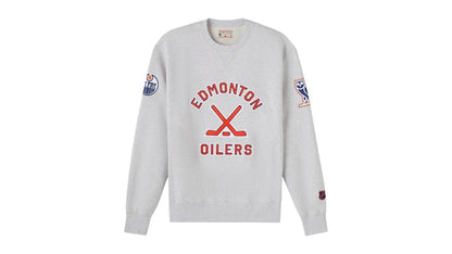 OVO NHL Edmonton Oilers Crewneck Ash Heather