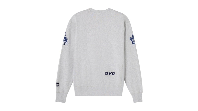 OVO NHL Toronto Maple Leafs Crewneck Ash Heather