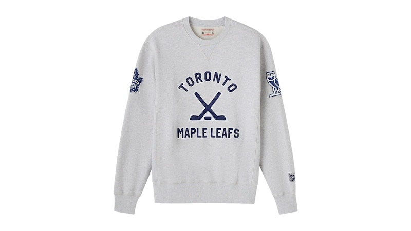 OVO NHL Toronto Maple Leafs Crewneck Ash Heather