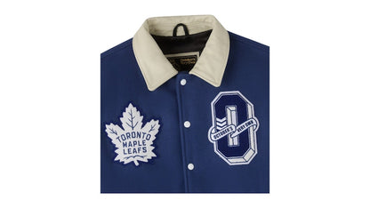 OVO NHL Toronto Maple Leafs Varsity Jacket Blue