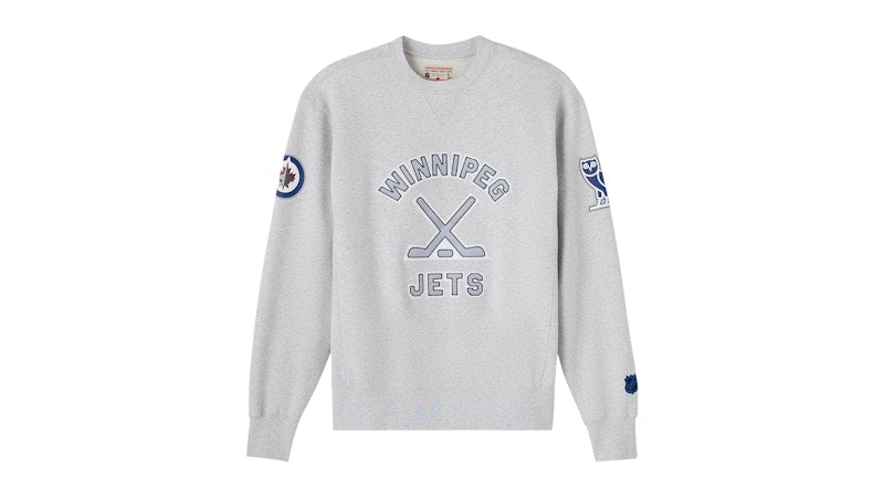 OVO NHL Winnipeg Jets Ash Crewneck Ash Heather