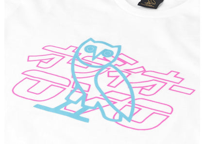 OVO Neon Lights Tee White