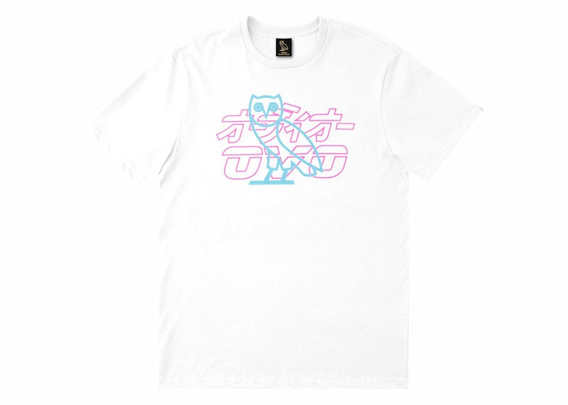 OVO Neon Lights Tee White