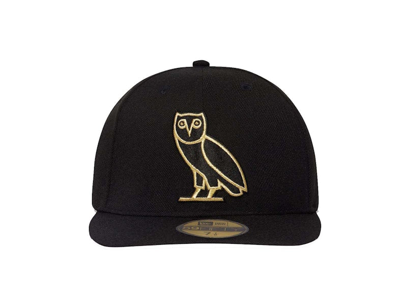 OVO New Era 59Fifty Og Owl Fitted Cap Black