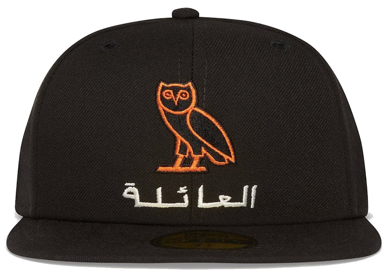 OVO New Era Family Owl 59Fifty Hat Black