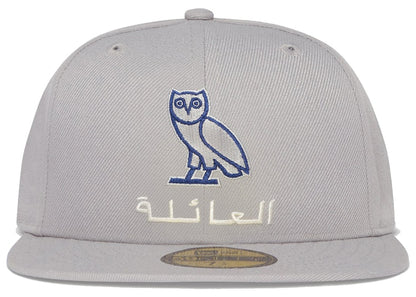 OVO New Era Family Owl 59Fifty Hat Grey