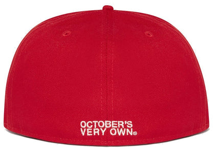 OVO New Era Family Owl 59Fifty Hat Red