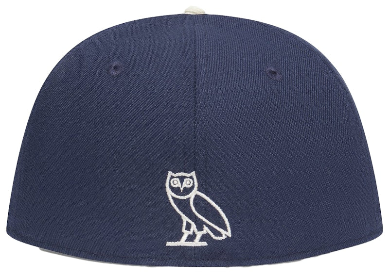 OVO New Era Varsity Logo 59Fifty Fitted Hat Navy
