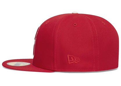 OVO New Era Varsity Logo 59Fifty Fitted Hat Red