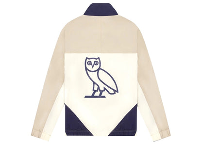 OVO Nylon Chevron Track Jacket Khaki