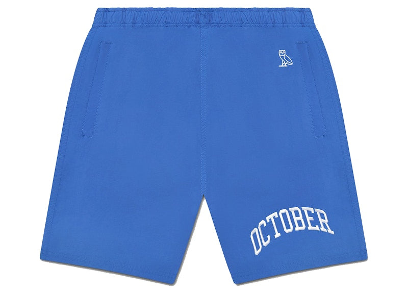 OVO October Arch Nylon Short Cobalt Blue