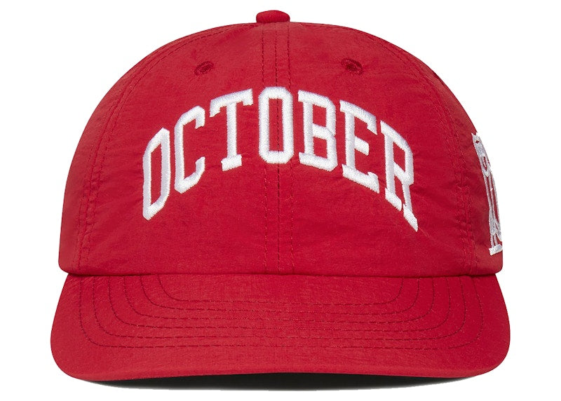 OVO October Arch Nylon Sportcap Red