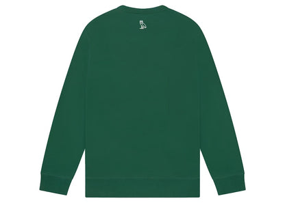 OVO Old English Rhinestone Crewneck Dark Green