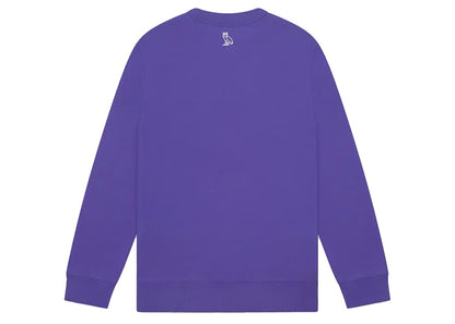 OVO Old English Rhinestone Crewneck Purple