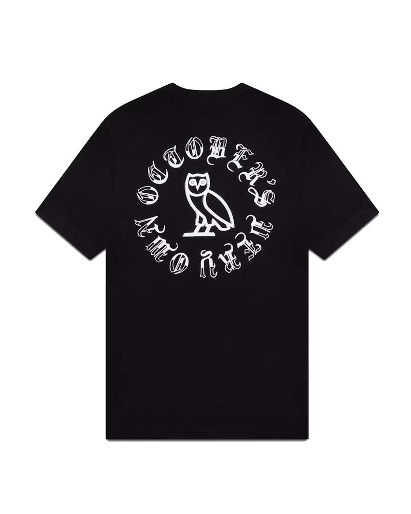 OVO Old English Wordmark T-shirt Black