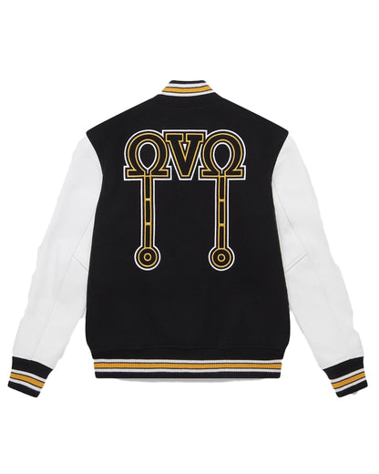 OVO Omega Varsity Jacket Black