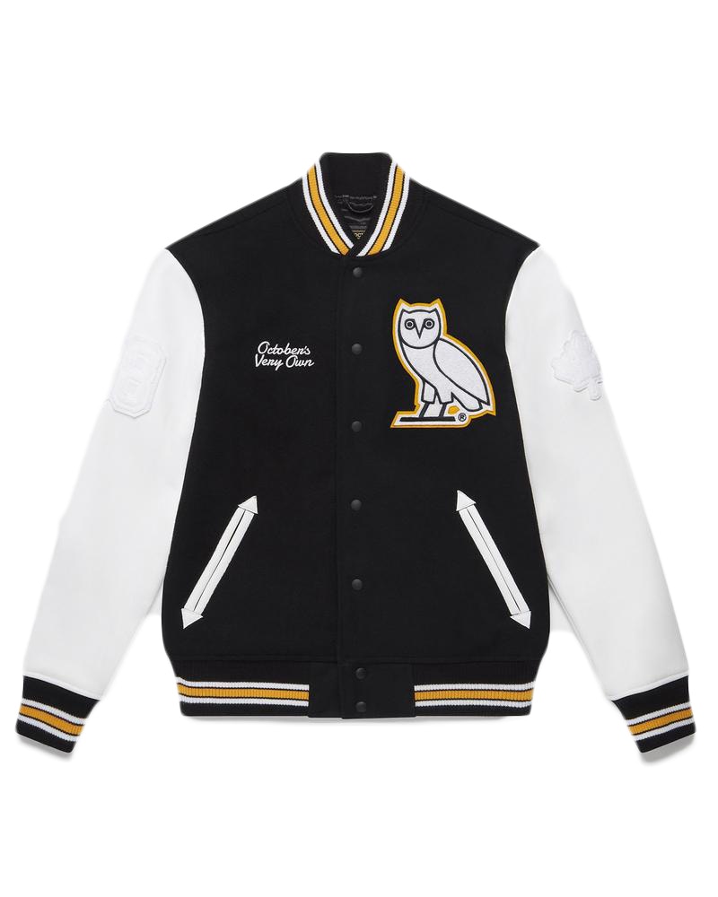 OVO Omega Varsity Jacket Black