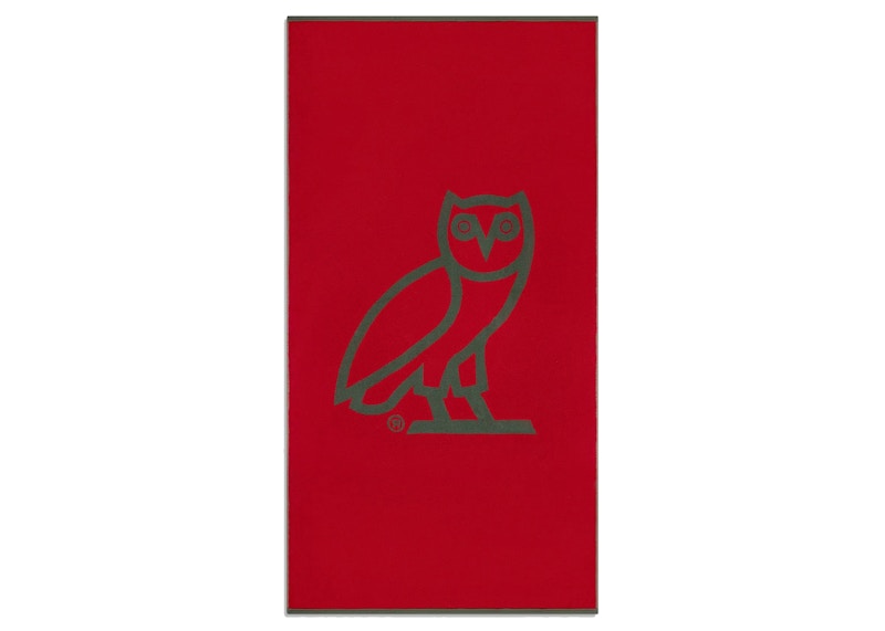 OVO Owl Beach Towel Green