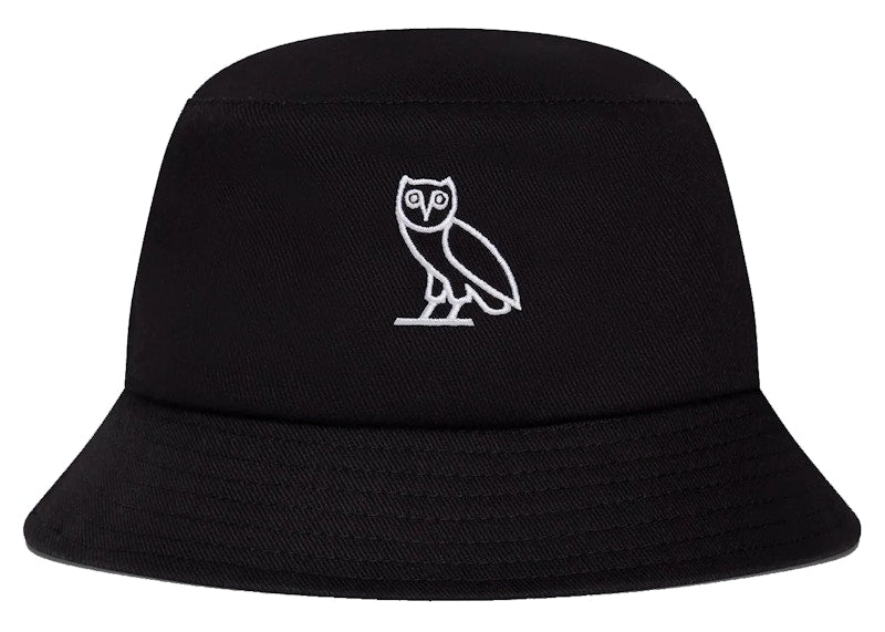 OVO Owl Bucket Hat Black