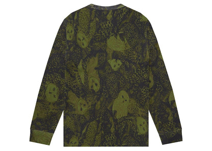 OVO Owl Camo Longsleeve Thermal Olive Camo