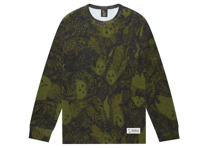 OVO Owl Camo Longsleeve Thermal Olive Camo