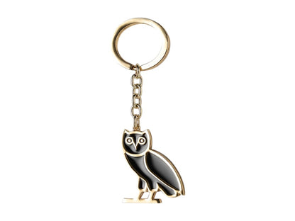 OVO Owl Logo Keychain Black/Gold