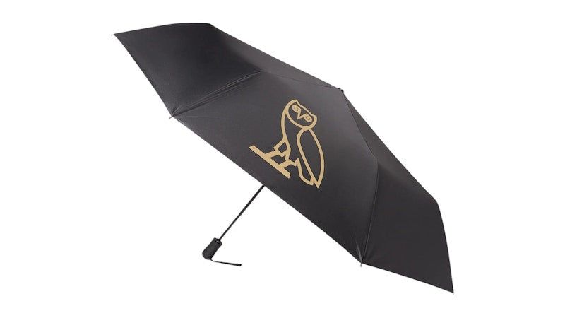 OVO Owl Umbrella Black/Gold