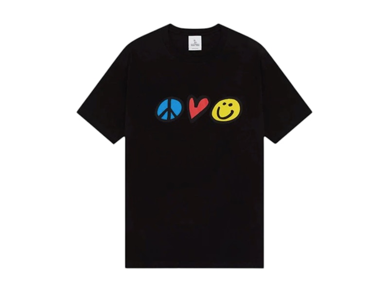 OVO Peace Love and Happiness T-Shirt Black