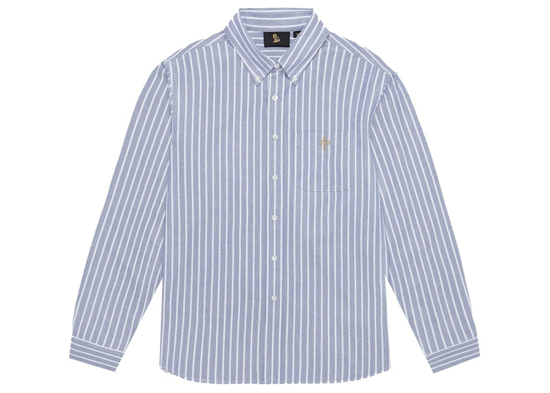 OVO Pin Striped Oxford Navy