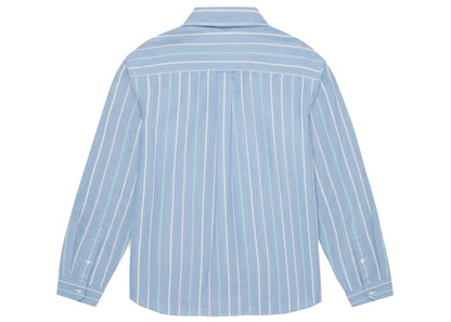 OVO Pin Striped Oxford Pale Blue