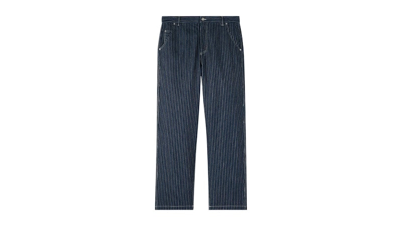 OVO Pinstripe Denim Painters Pant Washed Indigo
