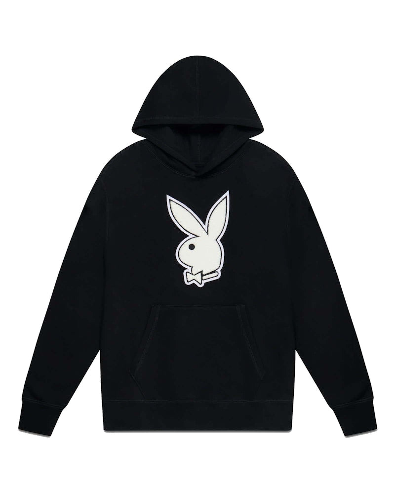 OVO Playboy Chenille Hoodie Black