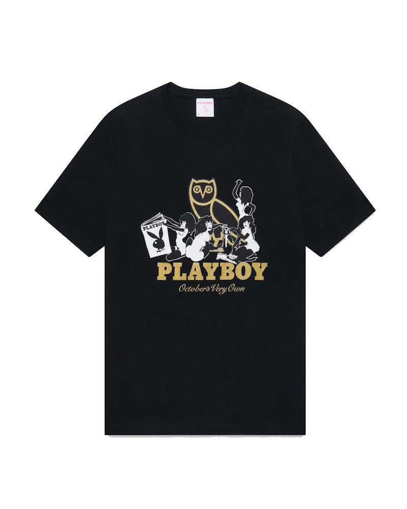 OVO Playboy Pin-Up T-Shirt Black