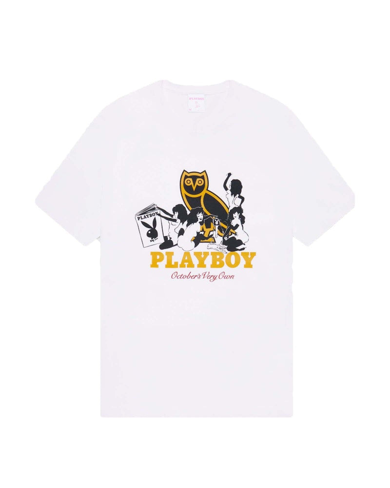OVO Playboy Pin-Up T-Shirt White