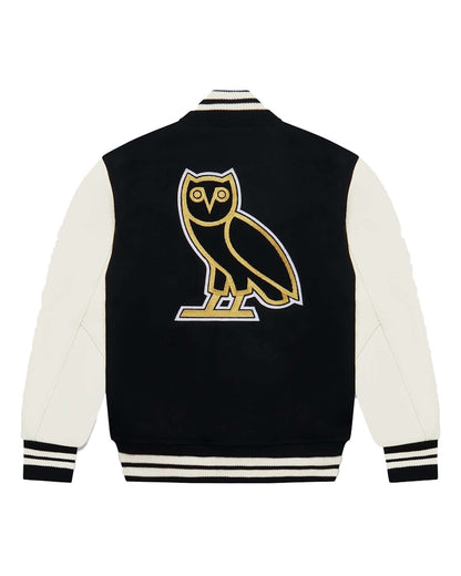 OVO Playboy Varsity Jacket Black
