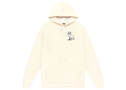 OVO Plush Owl Hoodie Cream